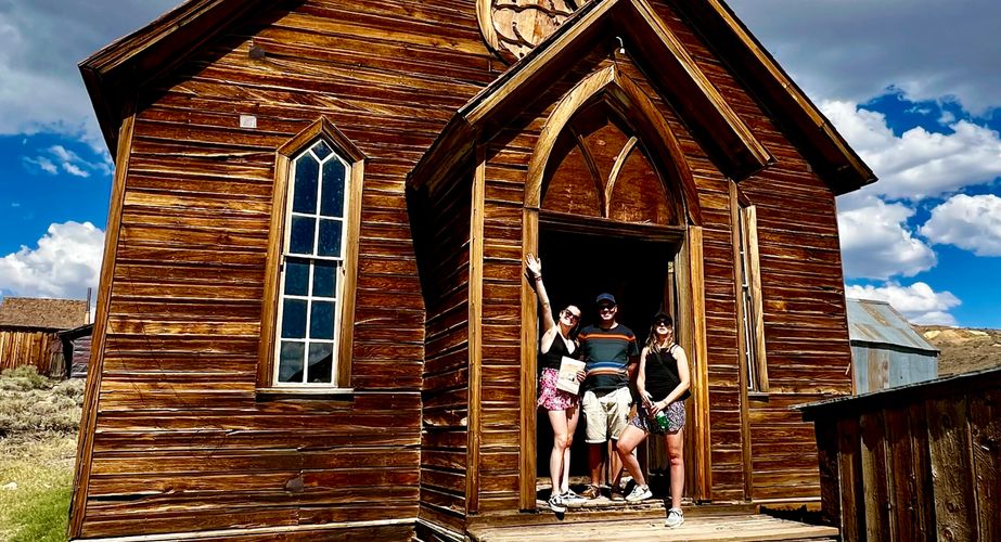 Bodie State Historic Park houten kerk